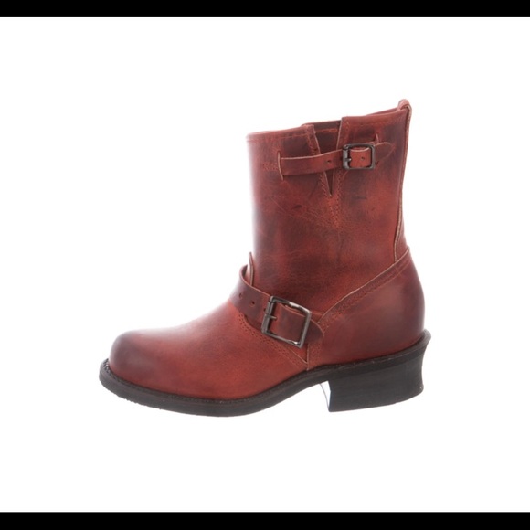 Vintage Frye red moto boots - Picture 5 of 5